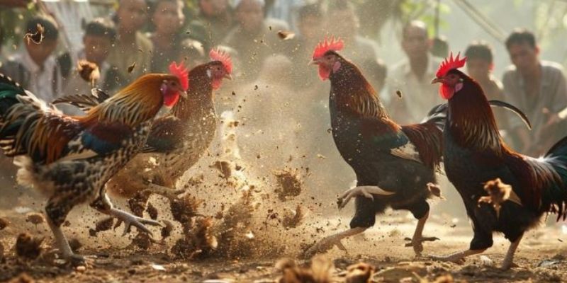 Các trận đá gà trở nên sinh động và hấp dẫn hơn